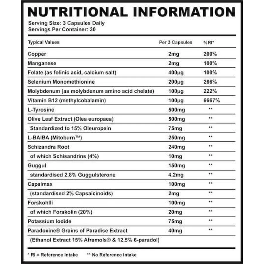 Supplement Needs Thyroid Stack Supliment pentru Slăbire 90 capsule veget