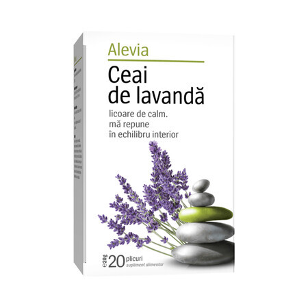 Té de lavanda, 20 bolsitas, Alevia