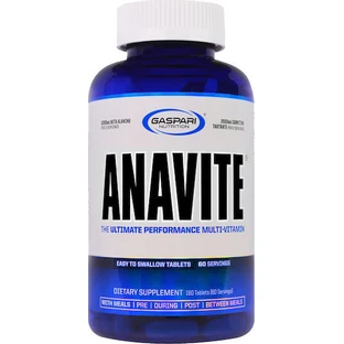 Gaspari Nutrition Anavite Multivitaminico per il potenziamento del sistema energetico e immunitario 180 compresse