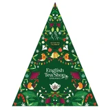 English Tea Shop Set organic, calendar de advent, triunghi verde, ceaiuri bio piramidale, 13 arome, 2g x 25 pliculețe
