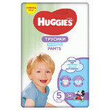 Diaper Pants Boy No. 5, 12-17 kg, 34 pieces, Huggies