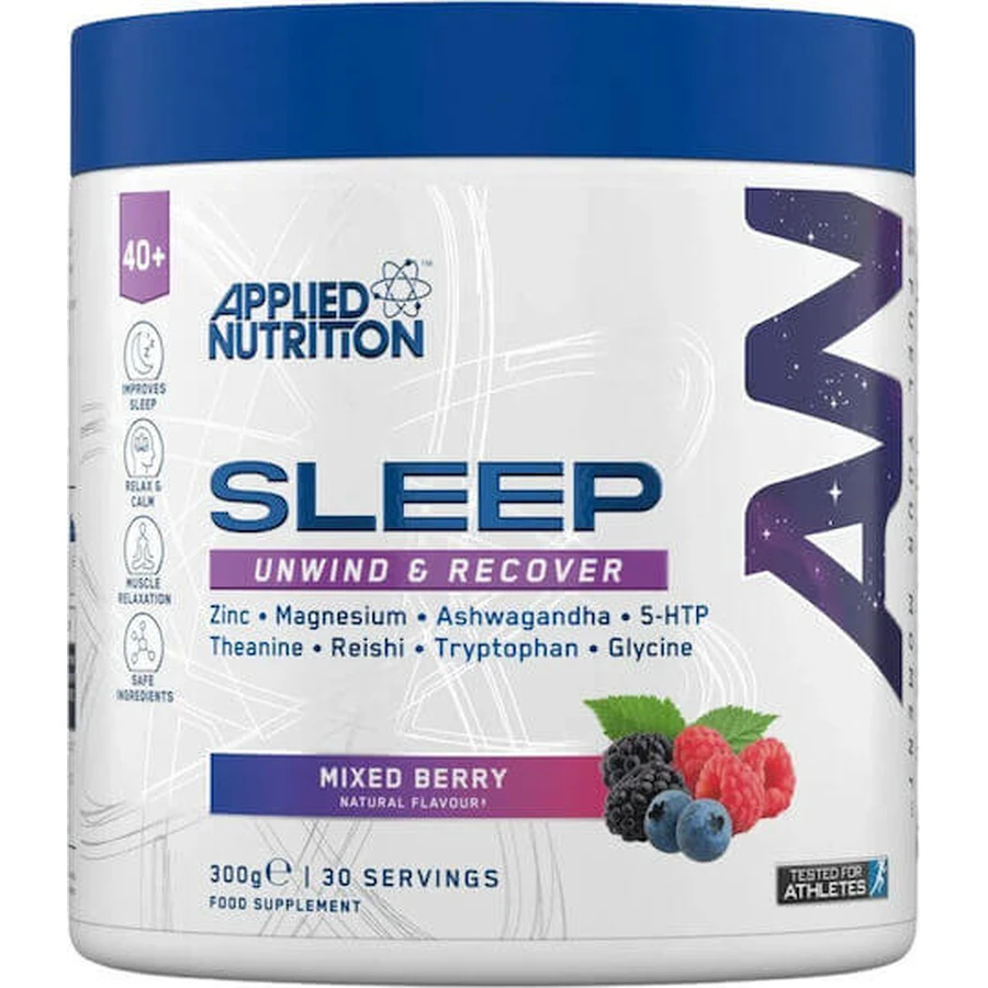 Applied Nutrition Sleep Unwind & Recover Sleep Supplement 300gr Mixed Berries
