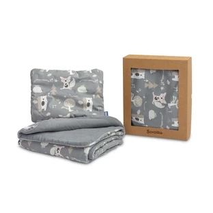 Set dormitor din bumbac Graphite Sensillo