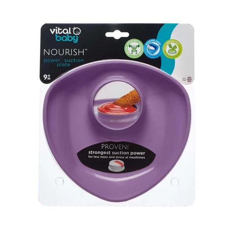 Placă pentru copii cu vid Purple Vital Baby