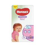 Pañal Girl No. 5, 12 -17 kg, 34 piezas, Huggies