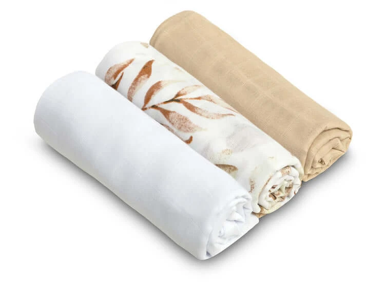 Pañales Muselina 3 unidades - Beige 70X80
