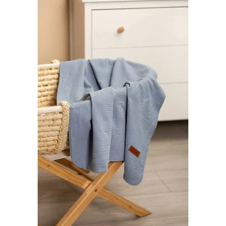 Copripiumino in mussola Jeans 75X100cm Sensillo