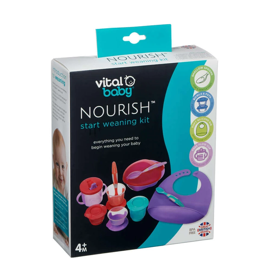 Set de hrănire pentru începători Purple Vital Baby