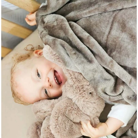 Baby-Decke 75X100 cm Grau