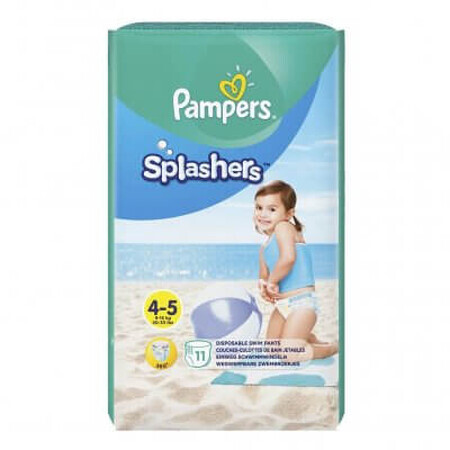 Splashers Nr. 4, 9-15 kg, 11 Stück, Pampers