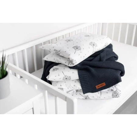 Bambus und Baumwolle Decke Meer Blau 100X80