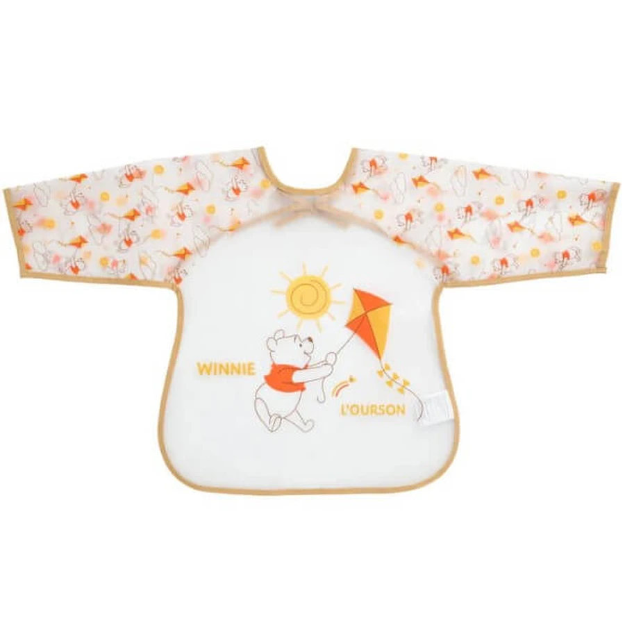 Bib impermeabil cu mâneci Winnie Retro Babycalin
