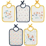 Set van 5 Slabbetjes 20X25cm - Toutou Babycalin