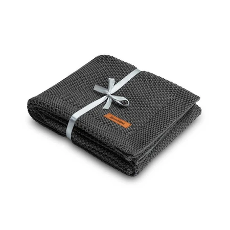 Coperta 100% cotone grafite 100X80