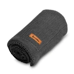 Coperta 100% cotone grafite 100X80