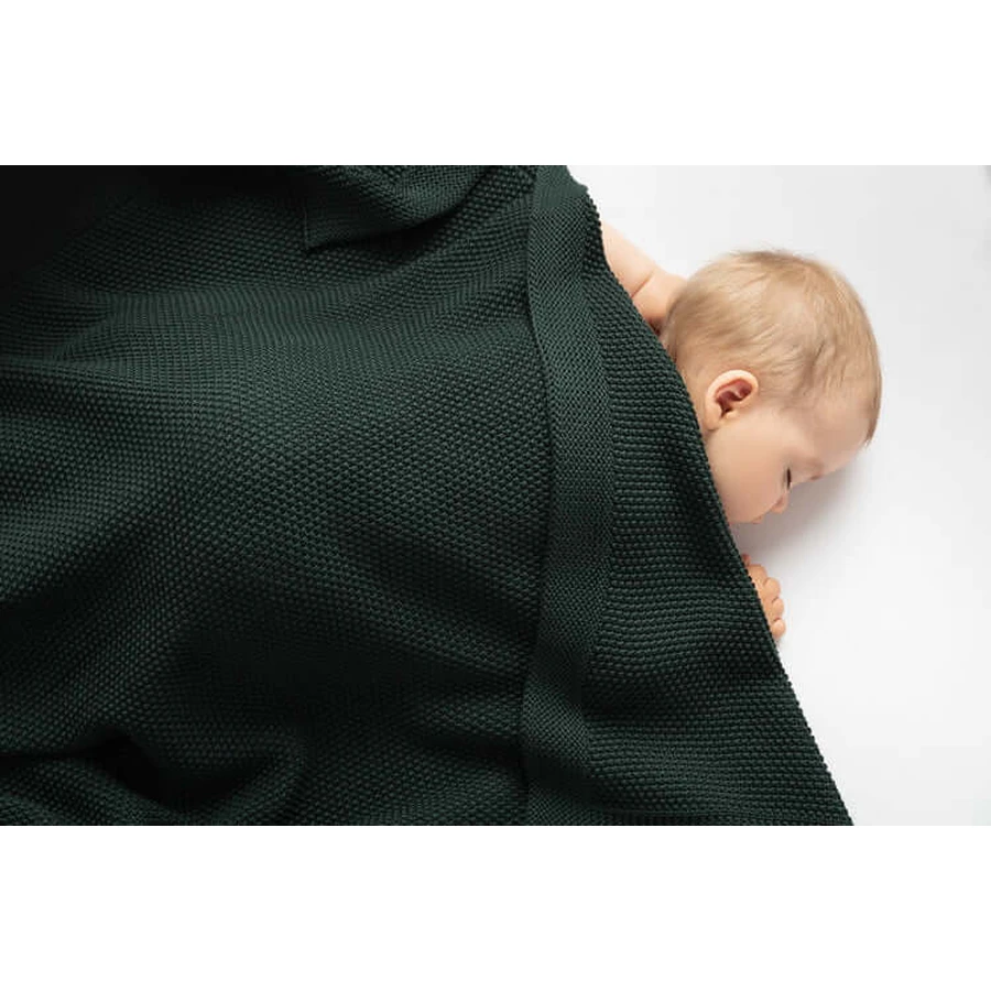 Coperta 100% cotone grafite 100X80