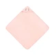 Prosop pentru copii cu glugă 100X100 Sm Rabbit Pink Sensillo