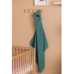 Morbido asciugamano da bagno in mussola 75X75 Eg Verde-0200 Sensillo