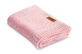 Bamboe en katoenen deken roze 100X80