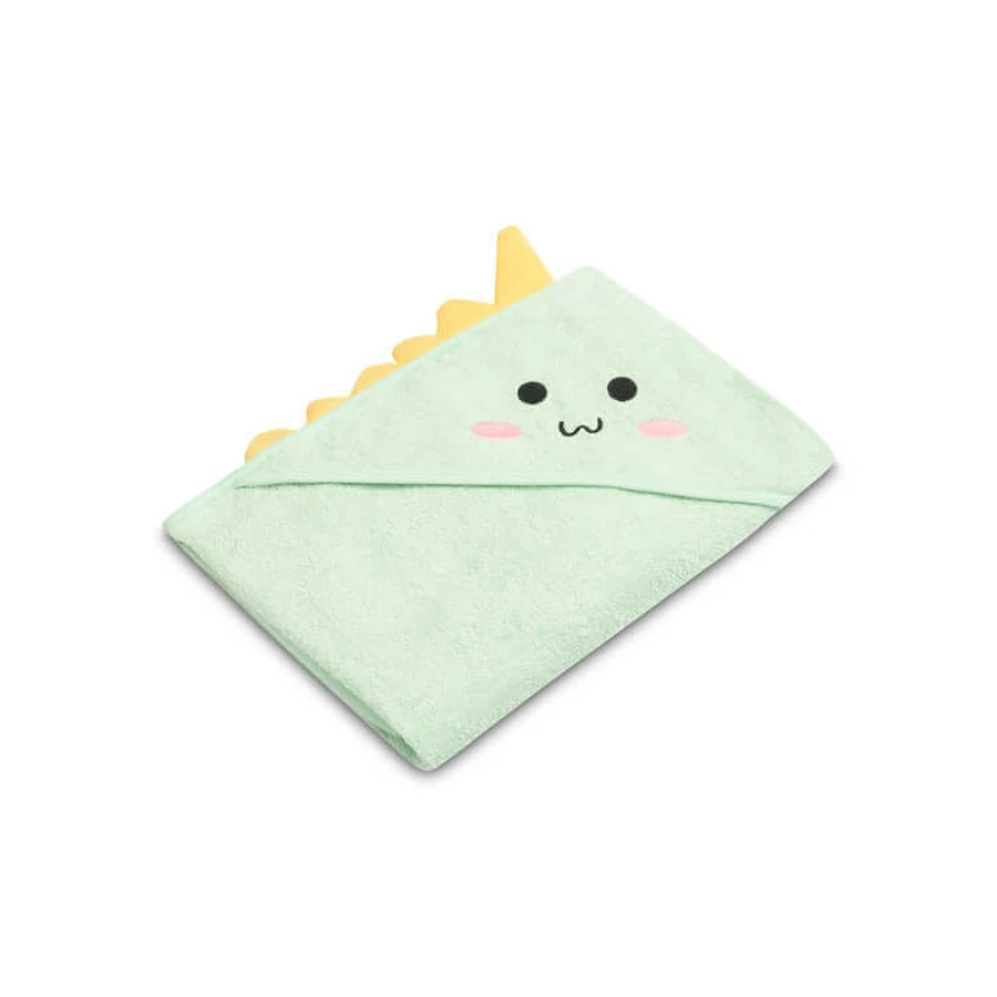 Ręcznik dziecięcy z kapturkiem 100X100 Sm Dinosaur Mint Sensillo: ceny i cechy