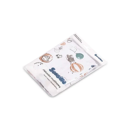 Muslin Swaddle Fun in the Sky 120X120 Eg-0158 Sensillo