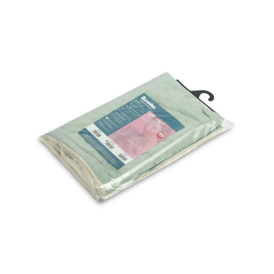 Manta Bordada 80X100 Peluche Menta Claro