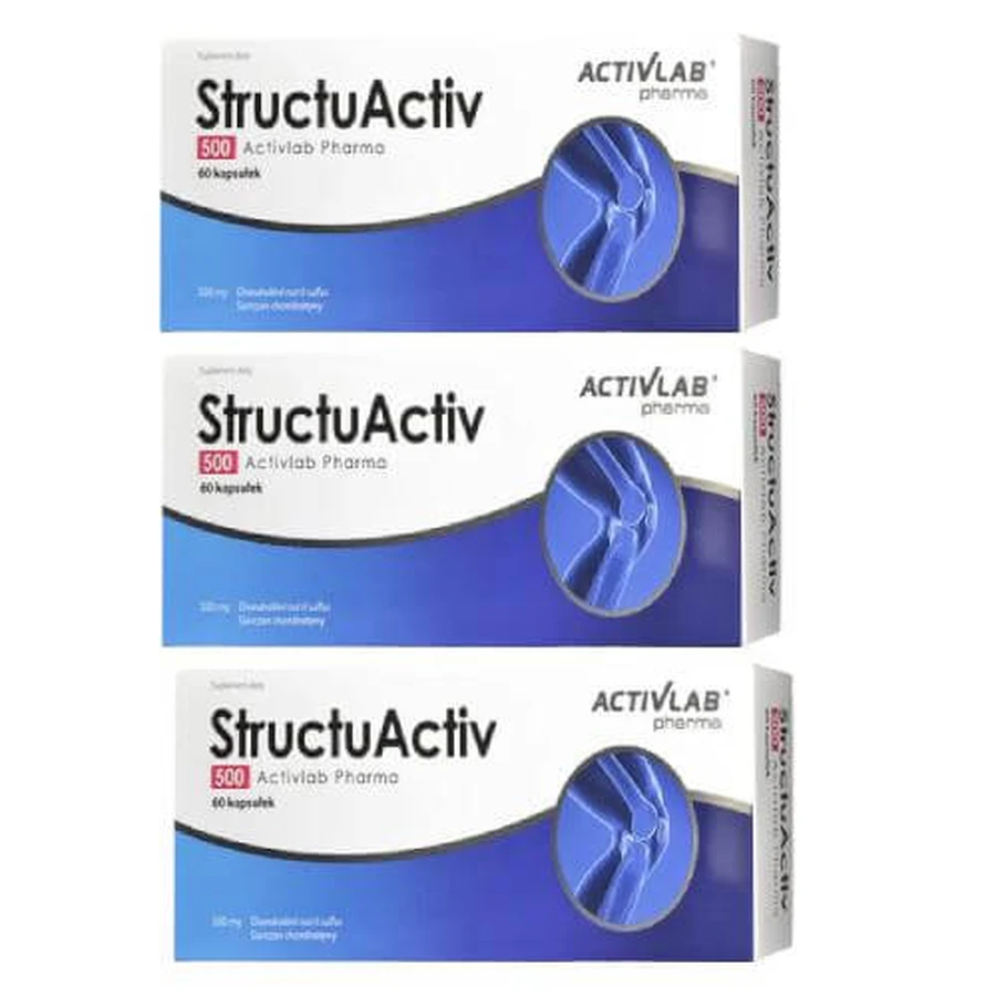 ACTIVLAB 3x StructuActiv 500 mg Set, 60 Kapseln