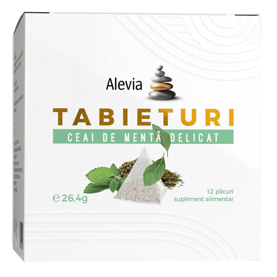 Té suave a la menta Tabieturi , 12 bolsitas, Alevia