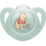Nuk Chupete de silicona Disney con funda Winnie - Pistacho para 0-6 meses