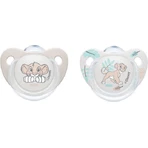Nuk Lion King Silicone Pacifiers - Gray for 6-18 months 2pcs
