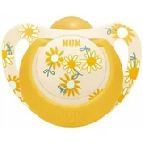 Nuk Star Ortodoncia Flores de Goma - Amarillo para 6-18 meses