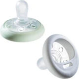 Tommee Tippee Bretelle ortodontiche in silicone bianco/verde per 6-18 mesi 2 pz.