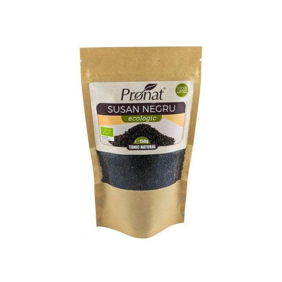 Semillas de sésamo negro, 150gr, Pronat