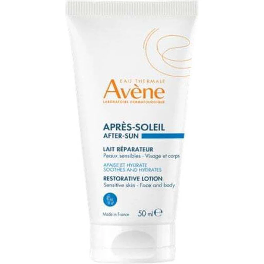 Eau Thermale Avène Loción Facial y Corporal After Sun Apres Soleil con Agua Termal y Jojoba 50ml