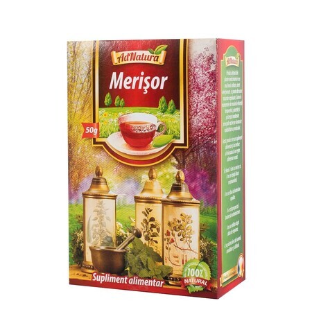 Tè al mirtillo rosso, 50 g, AdNatura