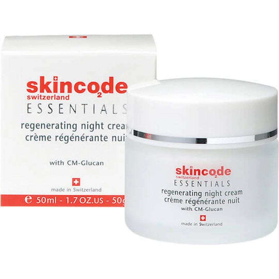 Skincode Essentials Crema Facial Hidratante de Noche Rica y Antiedad con Vitamina C y Colágeno 50ml