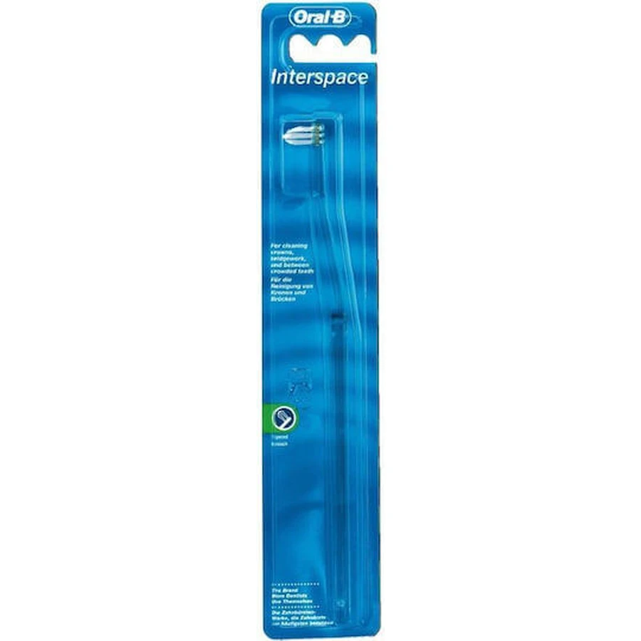 Oral-B Interspace Inter Brosse à dents avec manche bleu 1 pc