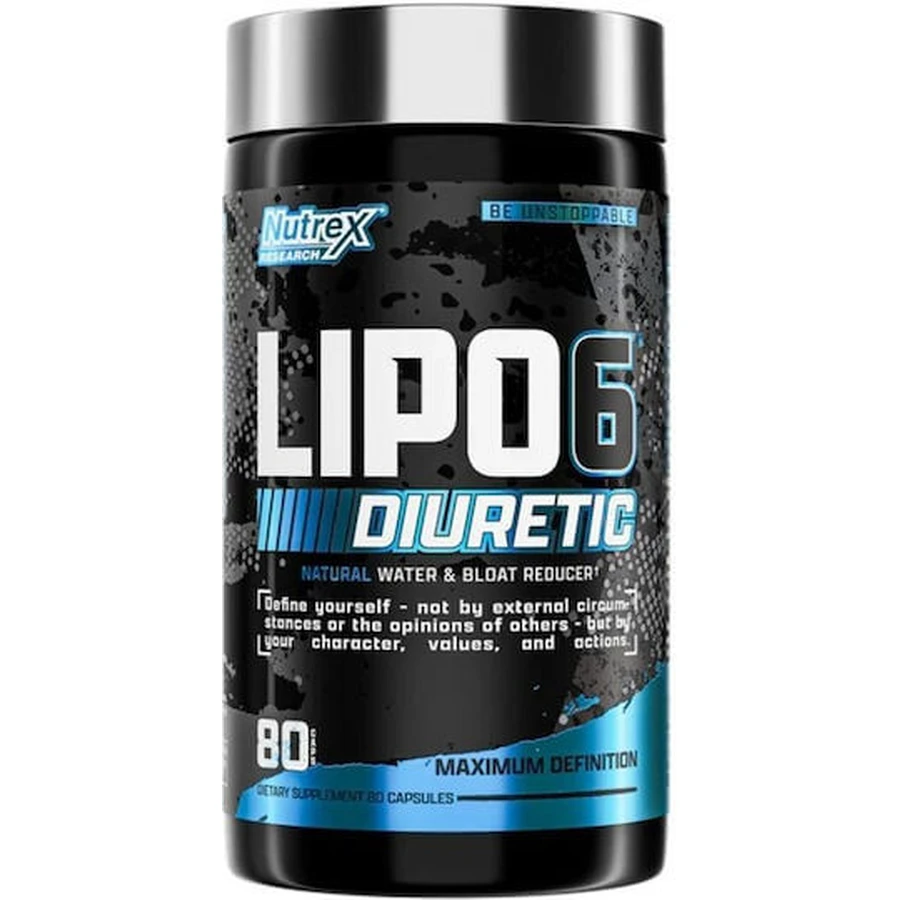 Nutrex Lipo 6 Black Diuretic cu Gust Unflavoured 80 capace