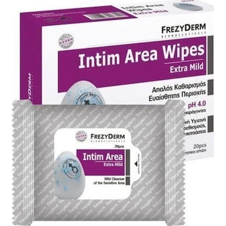 Frezyderm Intim Intimbereich Wischtücher pH 4 Wischtücher 20pcs