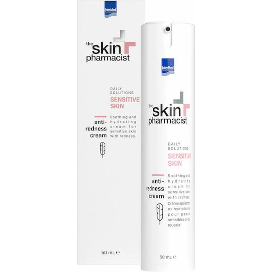 InterMed The Skin Pharmacist Cremă de Față 24h Împotriva Roșeții cu Acid Hialuronic & Aloe Vera 50ml