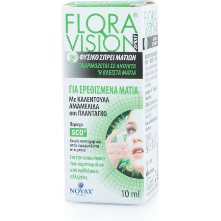Novax Pharma Flora Vision Spray oculare con acido ialuronico 10ml