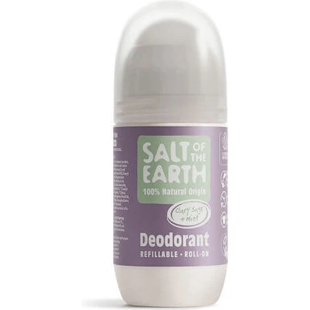 Salt of the Earth Clary Sage & Mint Deodorant Natural sub formă de Roll-On 75ml