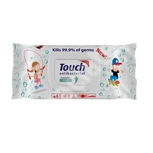 Toallitas húmedas antibacterianas para niños, 70 unidades, Touch