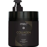 Imel Maschera per capelli al collagene Maschera per capelli riparatrice 1000ml