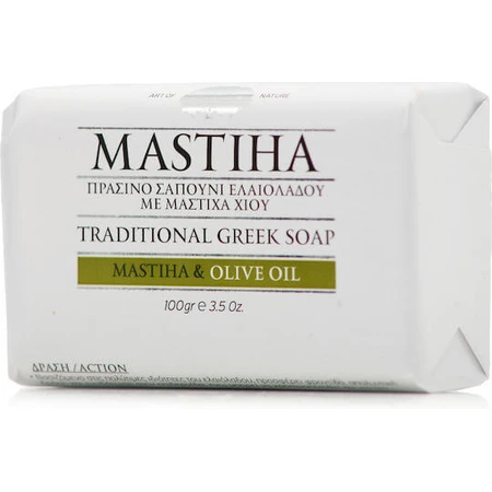 Mastihashop Săpun Verde cu Ulei de Măsline și Mastic din Chios Săpun Verde 100gr