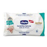 SoftPure Feuchttücher mit Lasche, +0 Monate, 60 Stück, Chicco