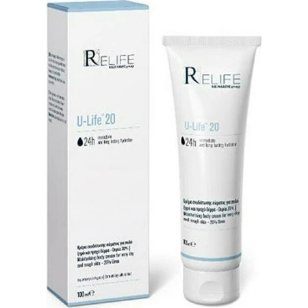 Relife U-Life 20 Moisturising Crema hidratant pentru corp cu Uree pentru piele atopică 100ml