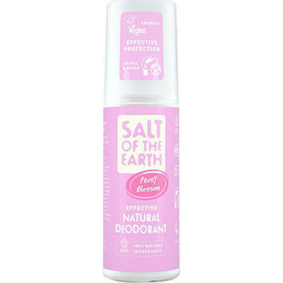 Salz der Erde Salz der Erde Pfingstrosenblüte Pfingstrosenblüte Wirksames natürliches Deodorant Natürliches Deo-Spray 100ml