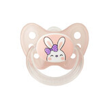 Set of 2 silicone ring pacifiers size 1 and Sterilization Box, Dentistar