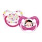 Set de 2 chupetes fisiol&#243;gicos para ni&#241;a, +18 meses, Dodie